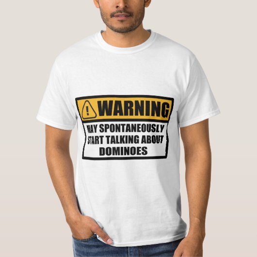 T-shirt Funny Dominoes (Devant)