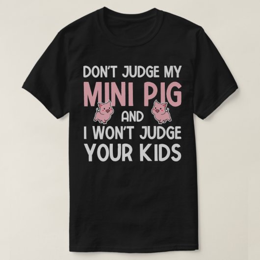 T-shirt Funny Don't Judge (Design devant)