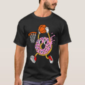 T-shirt Funny Donut Dunking Basketball Doughnut Food Champ (Devant)