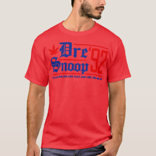 T-shirt Funny Dre Snoop 92 Parodie d'élection Old School W