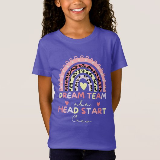 T-Shirt Funny Dream Team aka Head Start Crew (Devant)