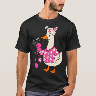 T-shirt Funny drôle de Pâques Oie Infirmière Er Cna Lpn Ma