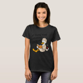 T-shirt Funny duck alone time safety introvert reading (Devant entier)