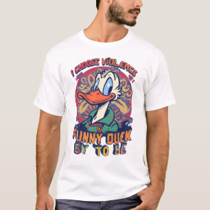 T-shirt Funny Duck Chaos Tee Choisissez la Violence