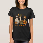 T-shirt Funny Duck Duck Boo Halloween Costume Duck (Devant)