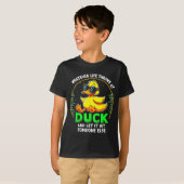 T-shirt Funny Duck Graphic Tees Men Women Teens Funny Quot (Devant entier)