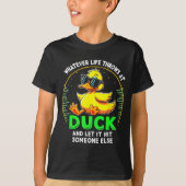T-shirt Funny Duck Graphic Tees Men Women Teens Funny Quot (Devant)