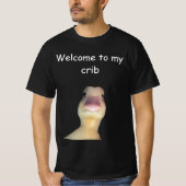 T-shirt Funny Duck Meme – “Welcome to My Crib” Cute Animal (Devant)