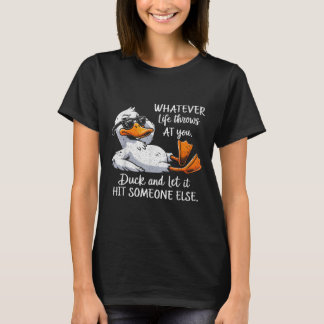 T-shirt Funny Duck Shirt Drôle Citation Tee - shirts Graph