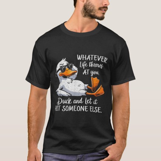 T-shirt Funny Duck Shirt Drôle Citation Tee - shirts Graph (Devant)
