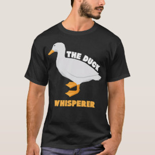 T-shirt Funny Duck Whisperer Farm Animal Pun Chien de chas