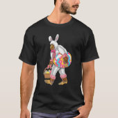 T-shirt Funny Easter Bigfoot Sasquatch With Bunny Ears Cos (Devant)