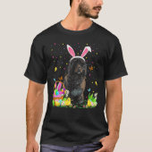 T-shirt Funny Easter Egg Hunting Portuguese Water Dog East (Devant)