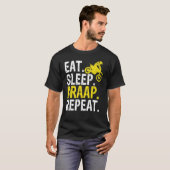 T-shirt Funny Eat Sleep Braap Repeat Braap Dirt Bike (Devant entier)