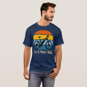 T-shirt Funny Electric Bike C'est comment je roule EBike (Devant entier)
