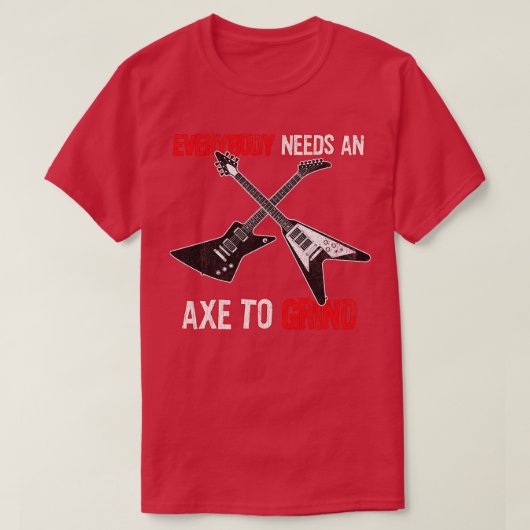 T-shirt Funny Electric Guitar Player graphique Tout le mon (Design devant)