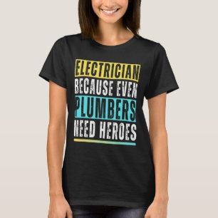 T-shirt Funny Electrician Art Hommes femmes ingénieur élec