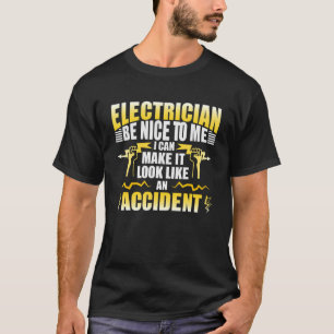 T-shirt Funny Electrician Electrical Worker