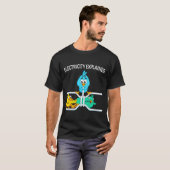 T-shirt Funny Electrician For Men Women Electricity Engine (Devant entier)