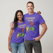 T-shirt Funny Electricity explique Ohm Law Graphics (Unisexe)