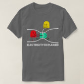 T-shirt Funny Electricity Expliqué Stuff I Enseignant Nerd (Design devant)
