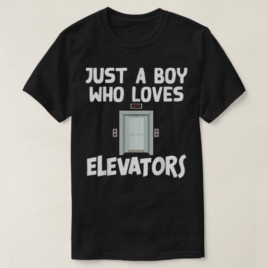 T-shirt Funny Elevator Art For Boys Men Elevator Lover (Design devant)