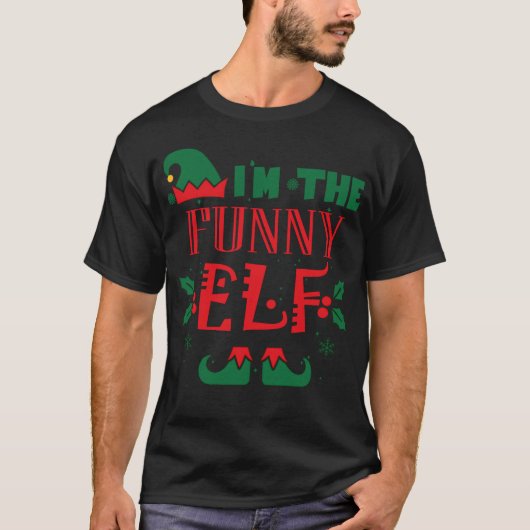 T-SHIRT FUNNY ELF (Devant)