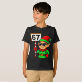 T-shirt Funny Elf Six Seven 6 7 Meme Christmas Costume 67  (Devant entier)