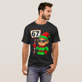 T-shirt Funny Elf Six Seven 6 7 Meme Christmas Costume 67  (Devant entier)