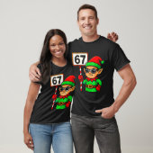T-shirt Funny Elf Six Seven 6 7 Meme Christmas Costume 67  (Unisexe)