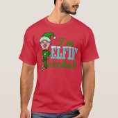 T-shirt Funny Elfin Noël excité (Devant)