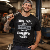 T-shirt Funny Emotional Damage | Dark Dry Humor Graphic