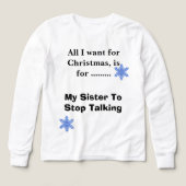 T-Shirt-Funny Enfants Longue Manche Tee (Motif recto)