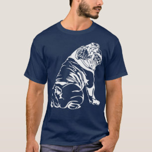 T-shirt Funny English Bulldog    hundcadeau