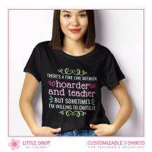 Funny Enseignant Approvisionnement scolaire Hoarde
