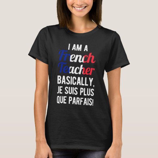 T-shirt Funny Enseignant Français (Devant)