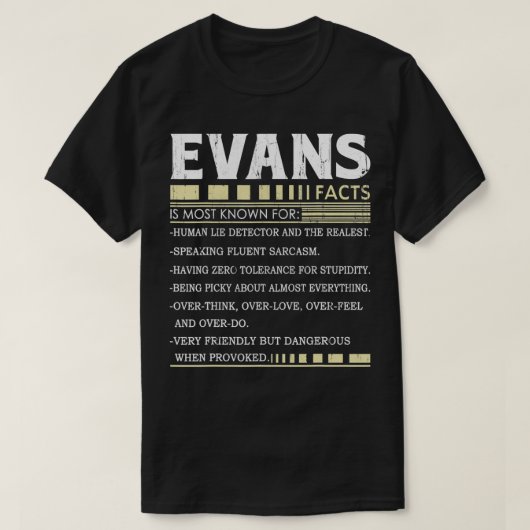 T-shirt Funny Evans  (Design devant)
