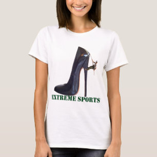 T-shirt Funny Extreme Sports - Escalade de chaussures