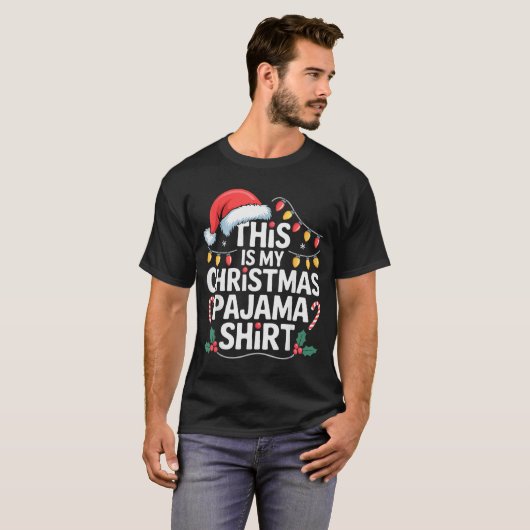 T-shirt Funny Family Xmas Men Women Kids This Is My Christ (Devant entier)