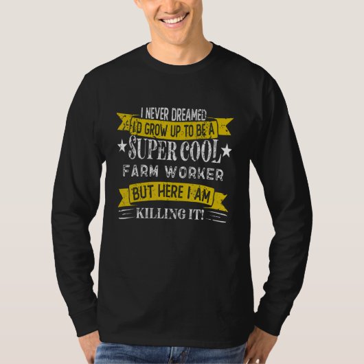 T-shirt Funny Farmer Shirts Job Title Professions (Devant)