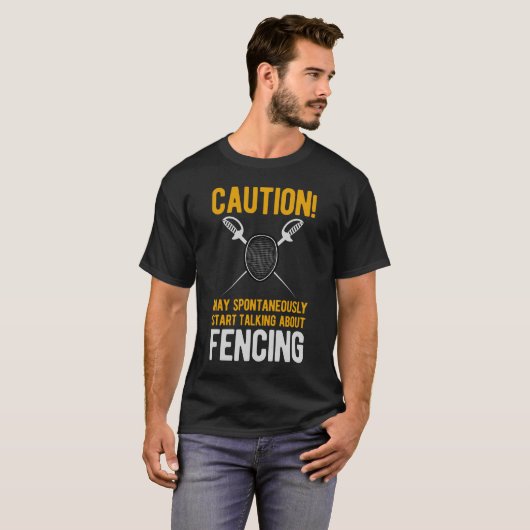 T-shirt Funny Fencing (Devant entier)