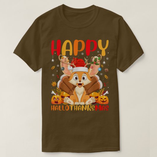T-shirt Funny Fennec Fox Lover Happy Fennec Fox HelloThank (Design devant)