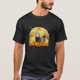 T-shirt Funny Ferret Citrouilles Costume d'Halloween Homme