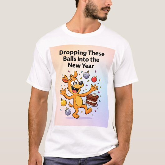 T-shirt Funny Festive Cartoon (Devant)