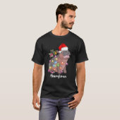 T-shirt Funny Fiona The Hippo Baby Christmas Lights (Devant entier)