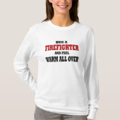 T-shirt Funny Firefighter (Devant)