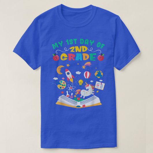 T-shirt Funny First Day Of Second Grade Back To School TSh (Design devant)