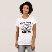 T-shirt Funny Fisherwoman Mom Tee (Devant entier)