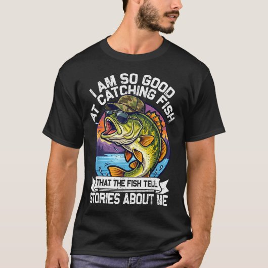 T-shirt Funny Fishing Dad Men Funny Reel Cool Fish B Fishi (Devant)