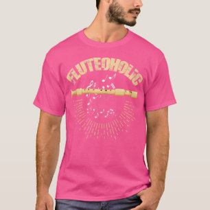 T-shirt Funny Flute Shirt Fluteoholst Instrument